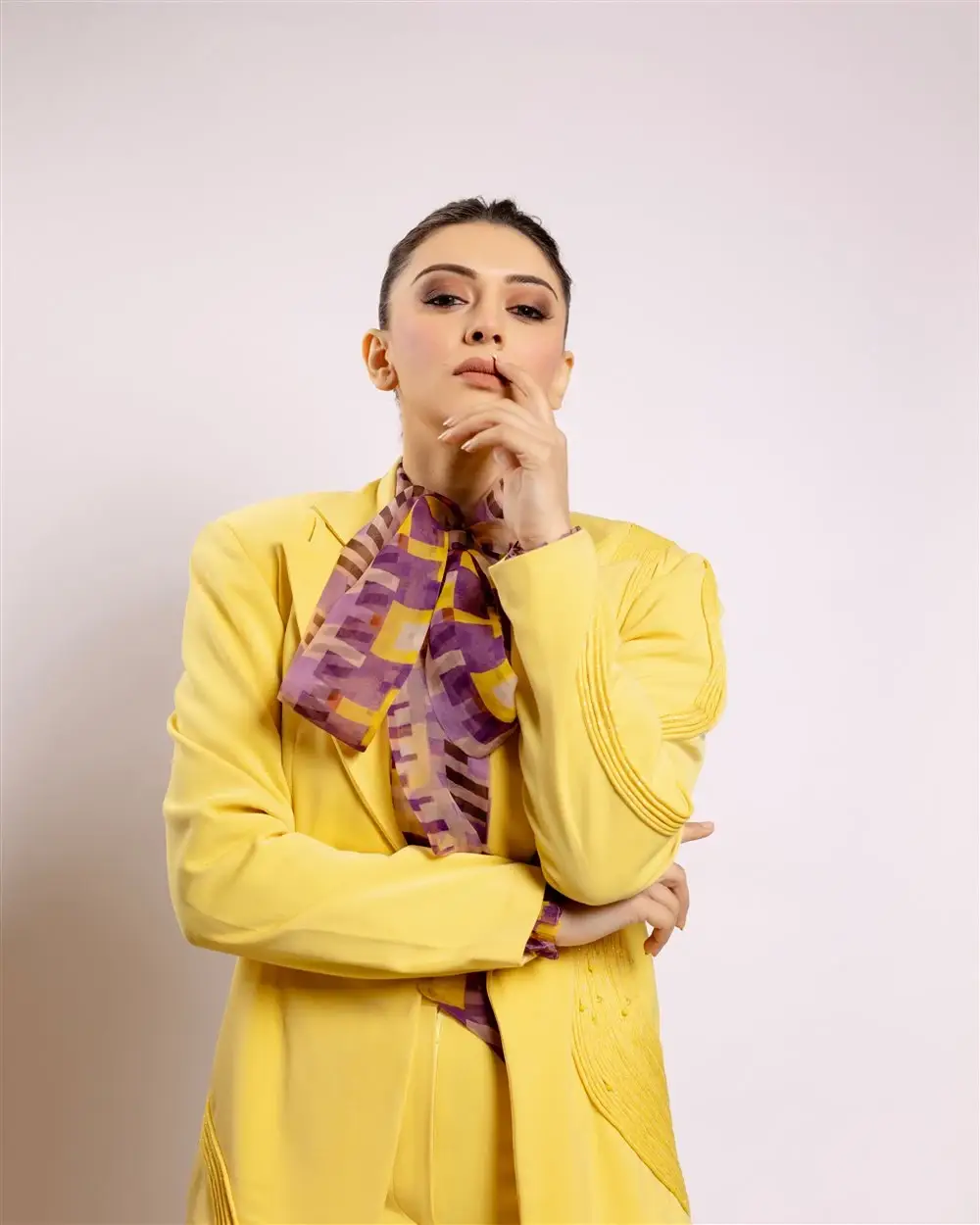 Hansika Motwani Photoshoot In Yellow Dress